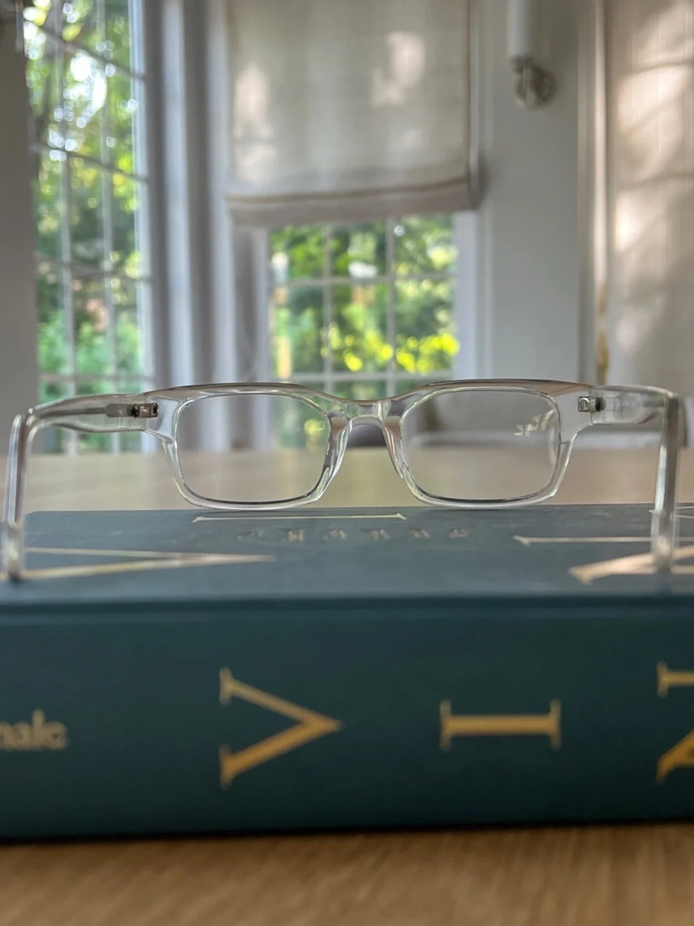 Crystal Clear Readers Rectangular Eyeglass Frames + 0.75